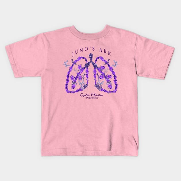 Cystic Fibrosis Awareness (JUNO'S ARK) Kids T-Shirt by Happimola